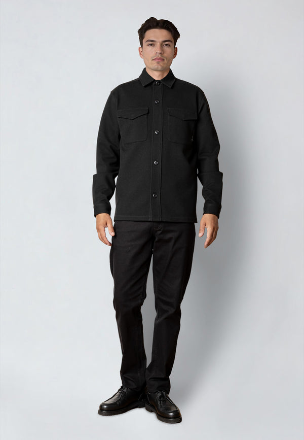 Clean Cut Copenhagen AYDEN OVERSHIRT Overshirts Black