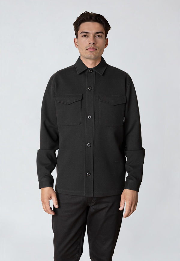 Clean Cut Copenhagen AYDEN OVERSHIRT Overshirts Black