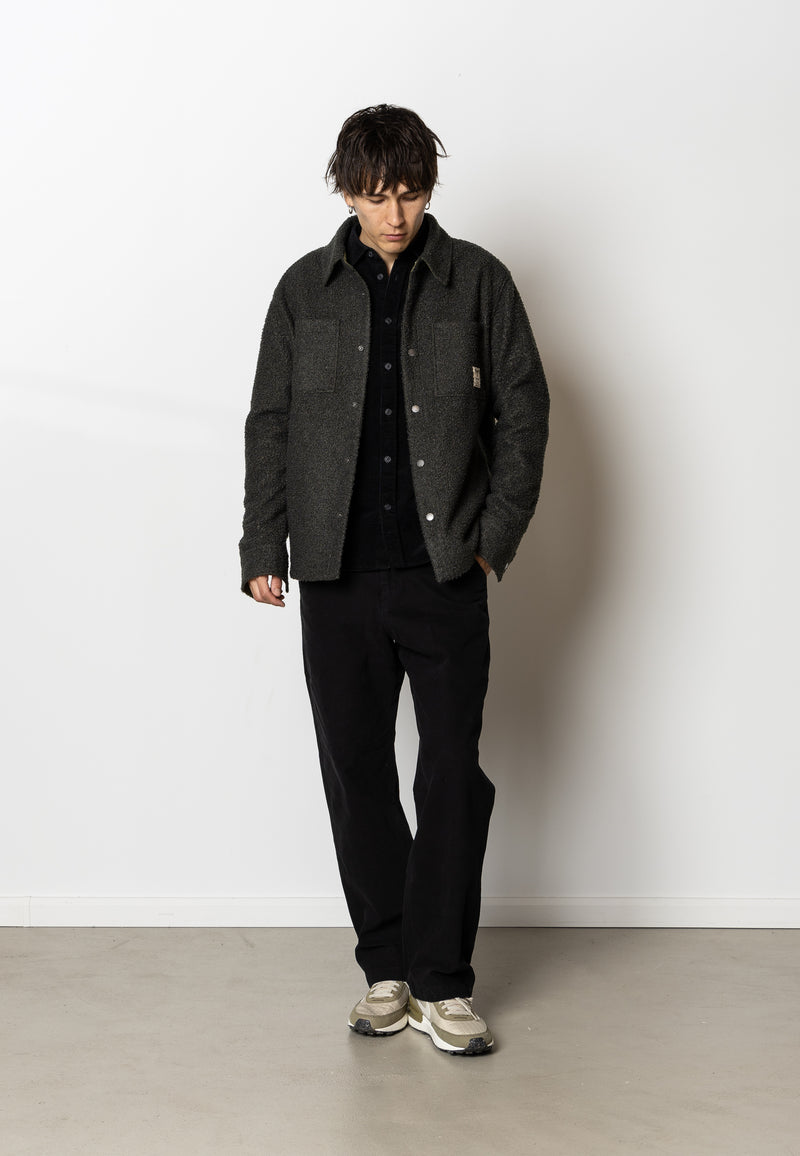 Fat Moose ACE BOUCLE OVERSHIRT Overshirts Green