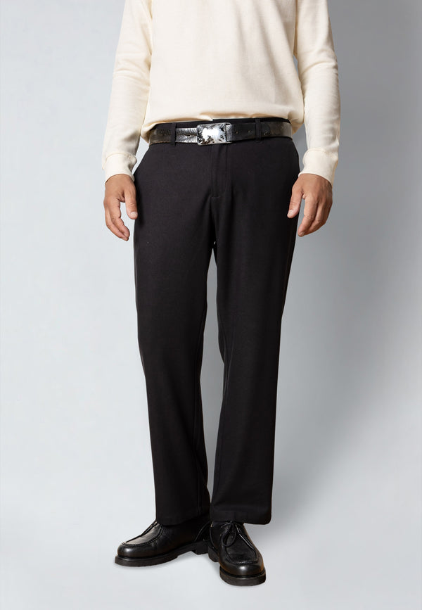 Clean Cut Copenhagen BARCELONA FLANNEL PANT Pants Black