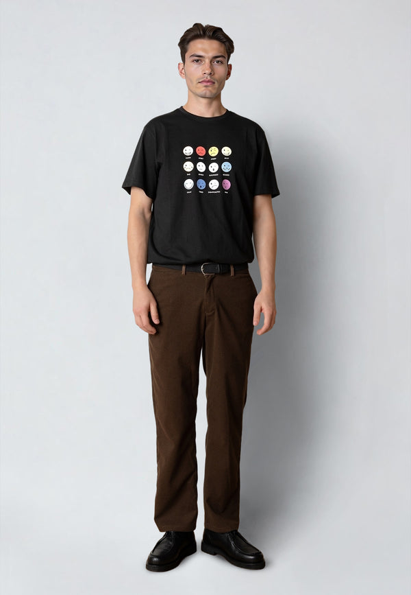 Clean Cut Copenhagen BARCELONA FLANNEL PANT Pants Brown Melange