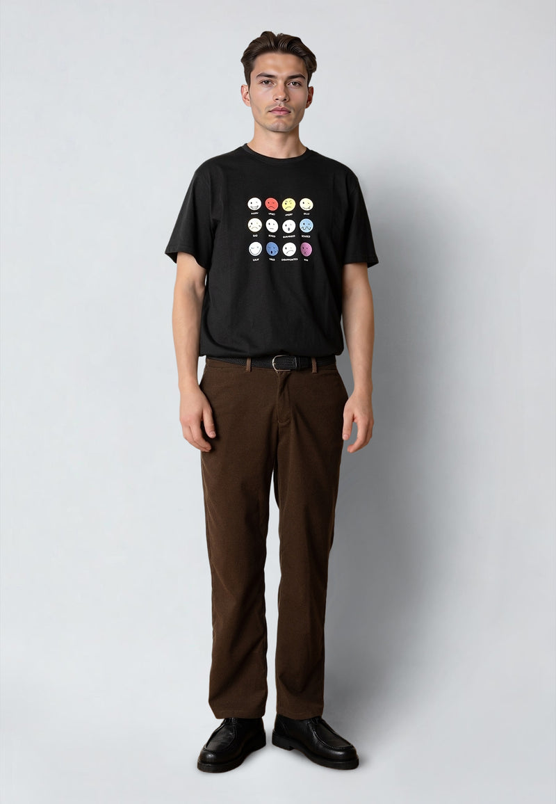 Clean Cut Copenhagen BARCELONA FLANNEL PANT Pants Brown Melange