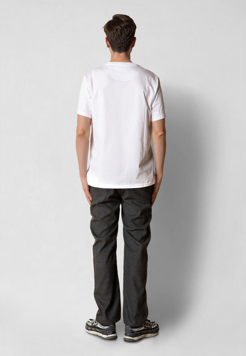 Clean Cut Copenhagen BARCELONA FLANNEL PANT Pants Charcoal melange