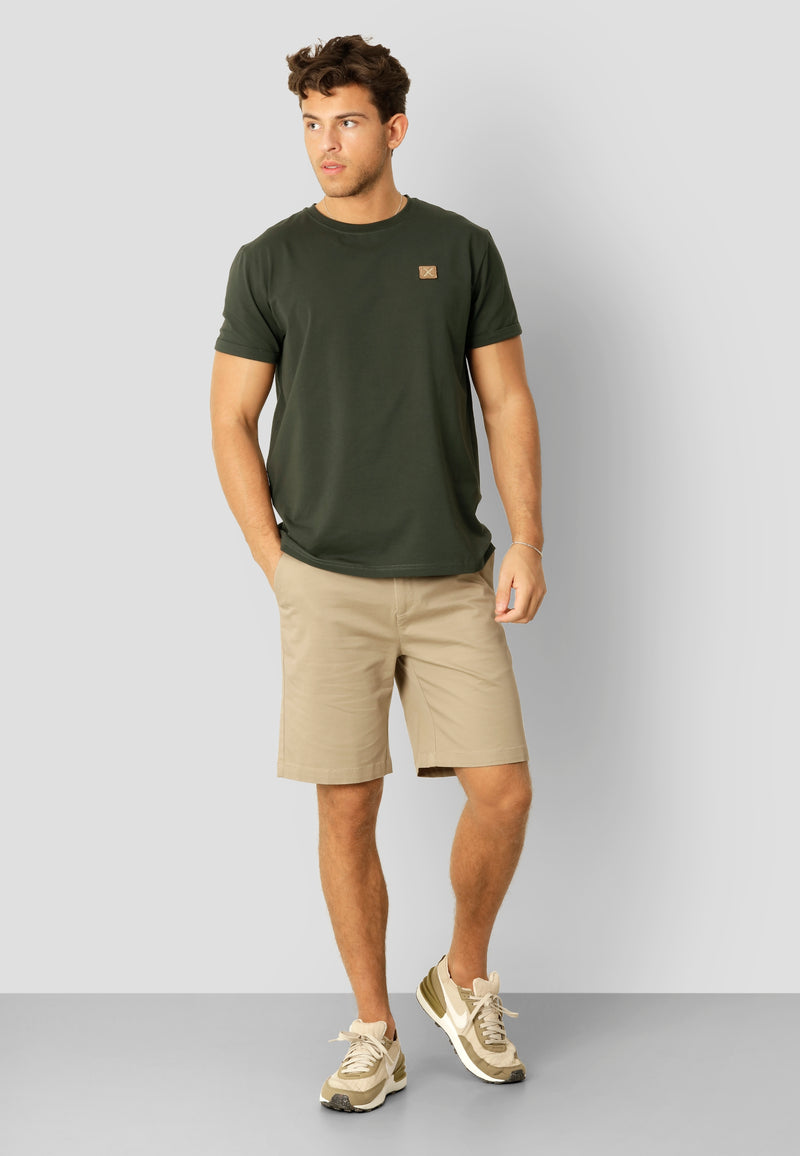 Clean Cut Copenhagen BASIC ORGANIC T-SHIRT T-shirts S/S Bottle Green