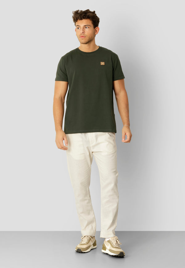 Clean Cut Copenhagen BASIC ORGANIC T-SHIRT T-shirts S/S Bottle Green