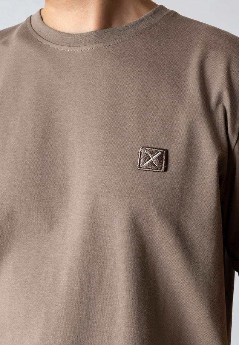 Clean Cut Copenhagen BASIC ORGANIC T-SHIRT T-shirts S/S Brindle beige