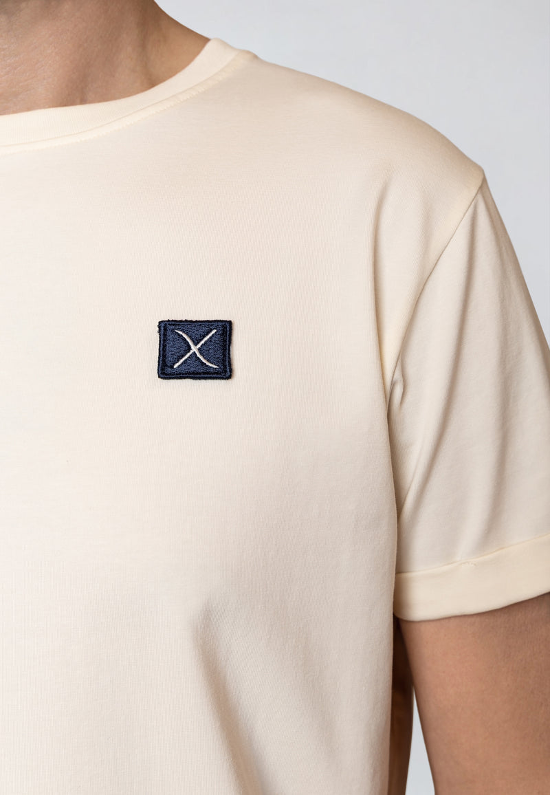 Clean Cut Copenhagen BASIC ORGANIC T-SHIRT T-shirts S/S Ecru