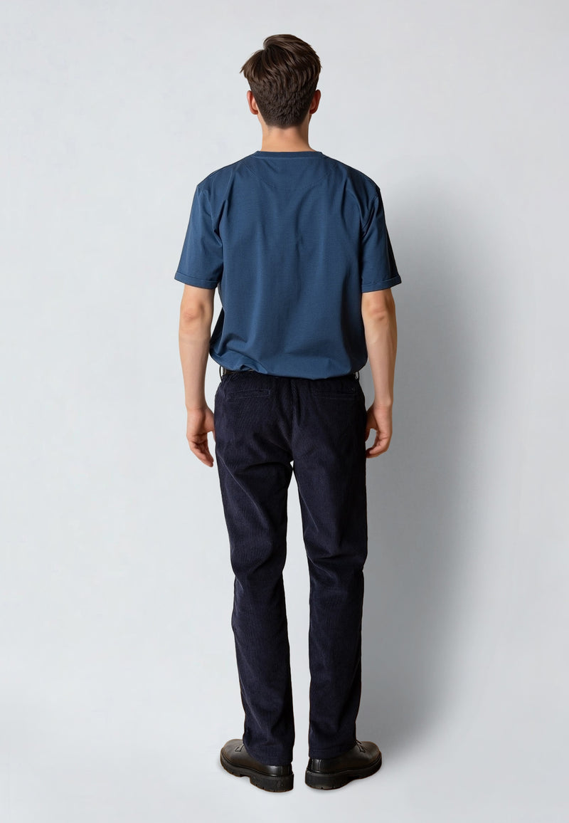 Clean Cut Copenhagen BASIC ORGANIC T-SHIRT T-shirts S/S Key largo blue