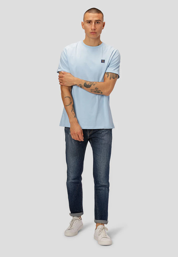 Clean Cut Copenhagen BASIC ORGANIC T-SHIRT T-shirts S/S Light Blue