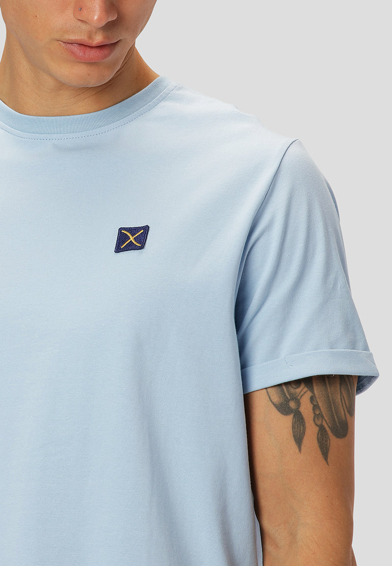 Clean Cut Copenhagen BASIC ORGANIC T-SHIRT T-shirts S/S Light Blue