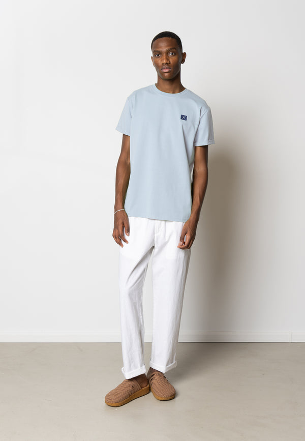 Clean Cut Copenhagen BASIC ORGANIC T-SHIRT T-shirts S/S Light Blue