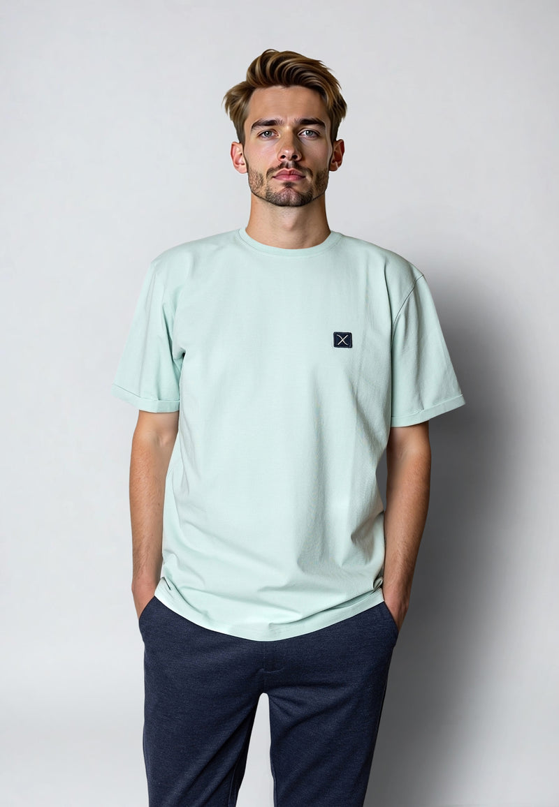 Clean Cut Copenhagen BASIC ORGANIC T-SHIRT T-shirts S/S Minty Green