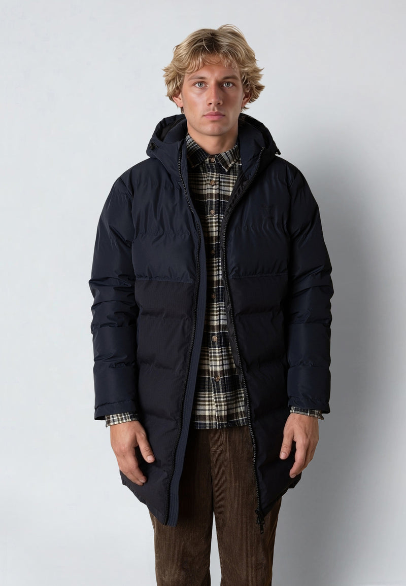 Fat Moose BIRK LONG PUFFER JACKET Jackets Dark Navy