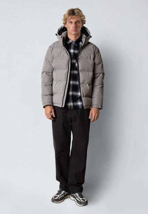 Fat Moose BIRK PUFFER JACKET Jackets Mid Grey