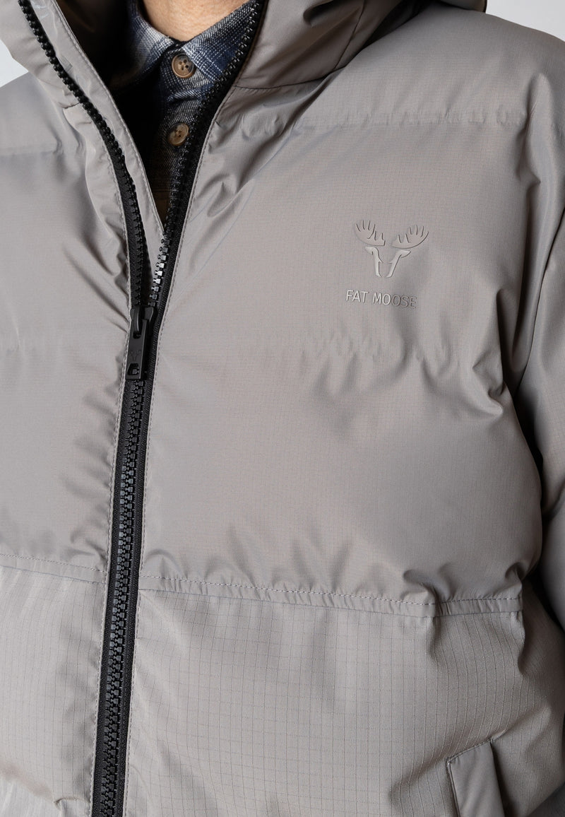 Fat Moose BIRK PUFFER JACKET Jackets Mid Grey
