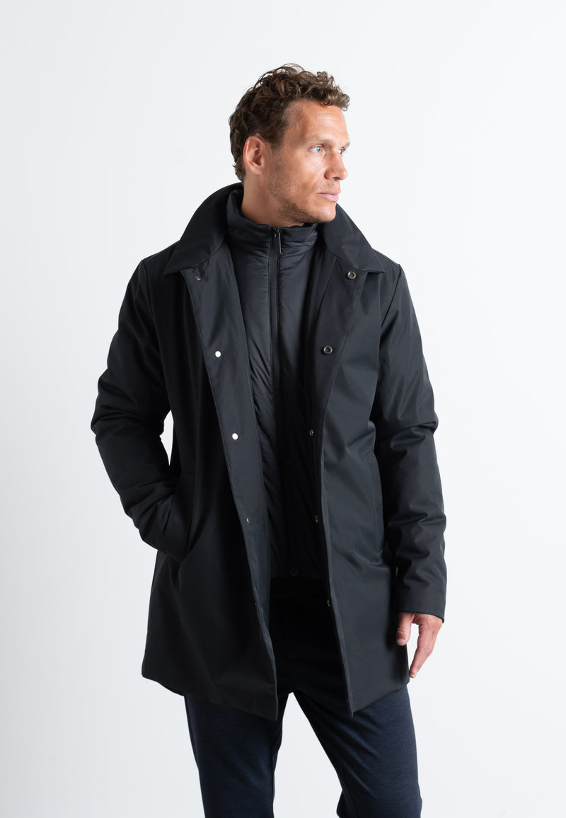 Clean Cut Copenhagen BLAKE 3M CAR COAT Jackets Black