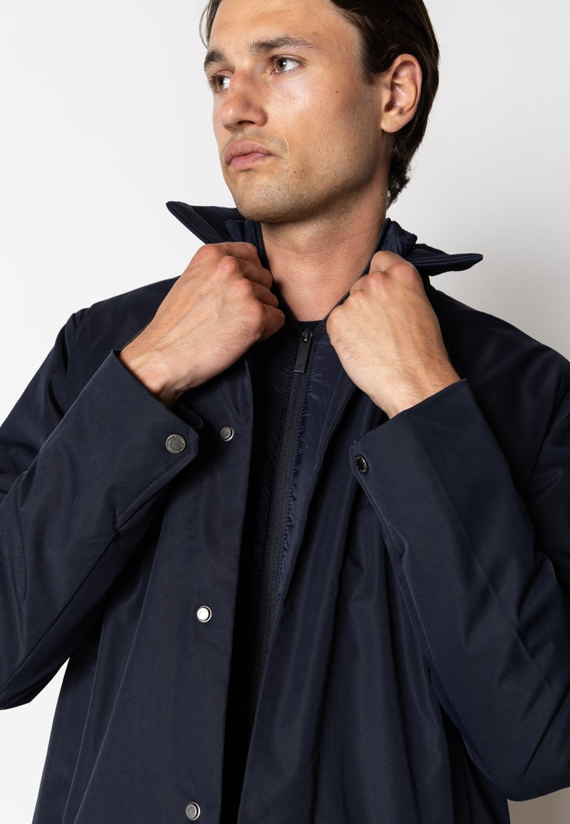 Clean Cut Copenhagen BLAKE 3M CAR COAT Jackets Dark Navy