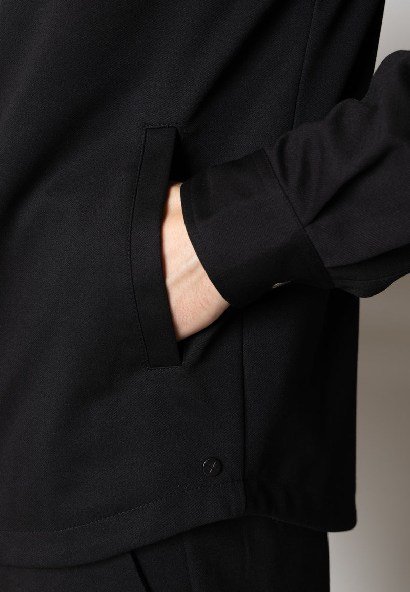 Clean Cut Copenhagen BRENDON JERSEY JACKET Jackets Black