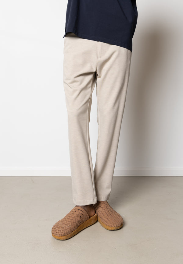 Clean Cut Copenhagen BRENDON JERSEY PANTS Pants Ecru
