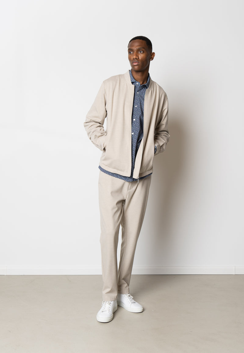 Clean Cut Copenhagen BRENDON JERSEY PANTS Pants Ecru