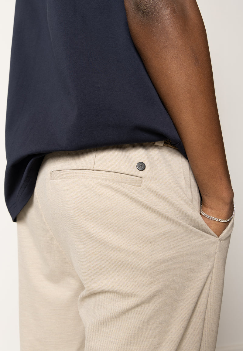 Clean Cut Copenhagen BRENDON JERSEY PANTS Pants Ecru