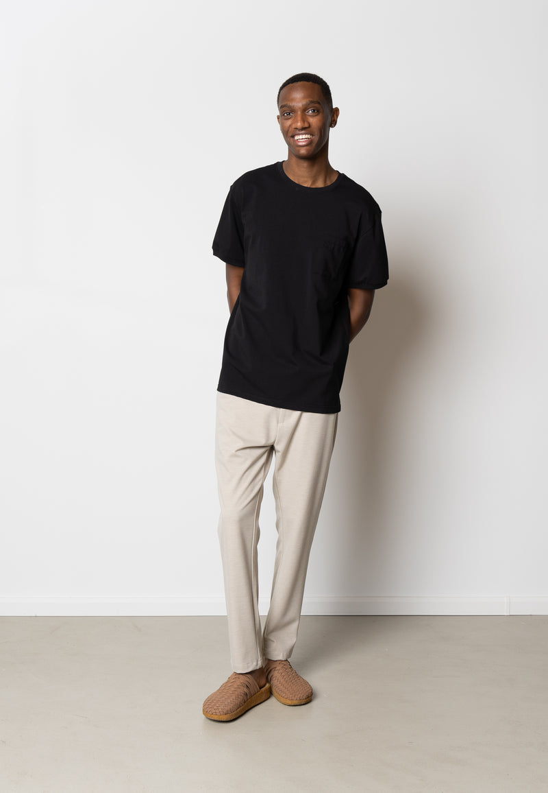 Clean Cut Copenhagen BRENDON JERSEY PANTS Pants Ecru