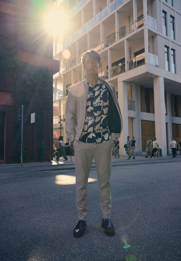 Clean Cut Copenhagen BRENDON JERSEY PANTS Pants Ecru