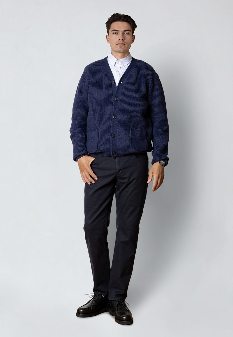 Clean Cut Copenhagen BROOKS CARDIGAN Knit Navy