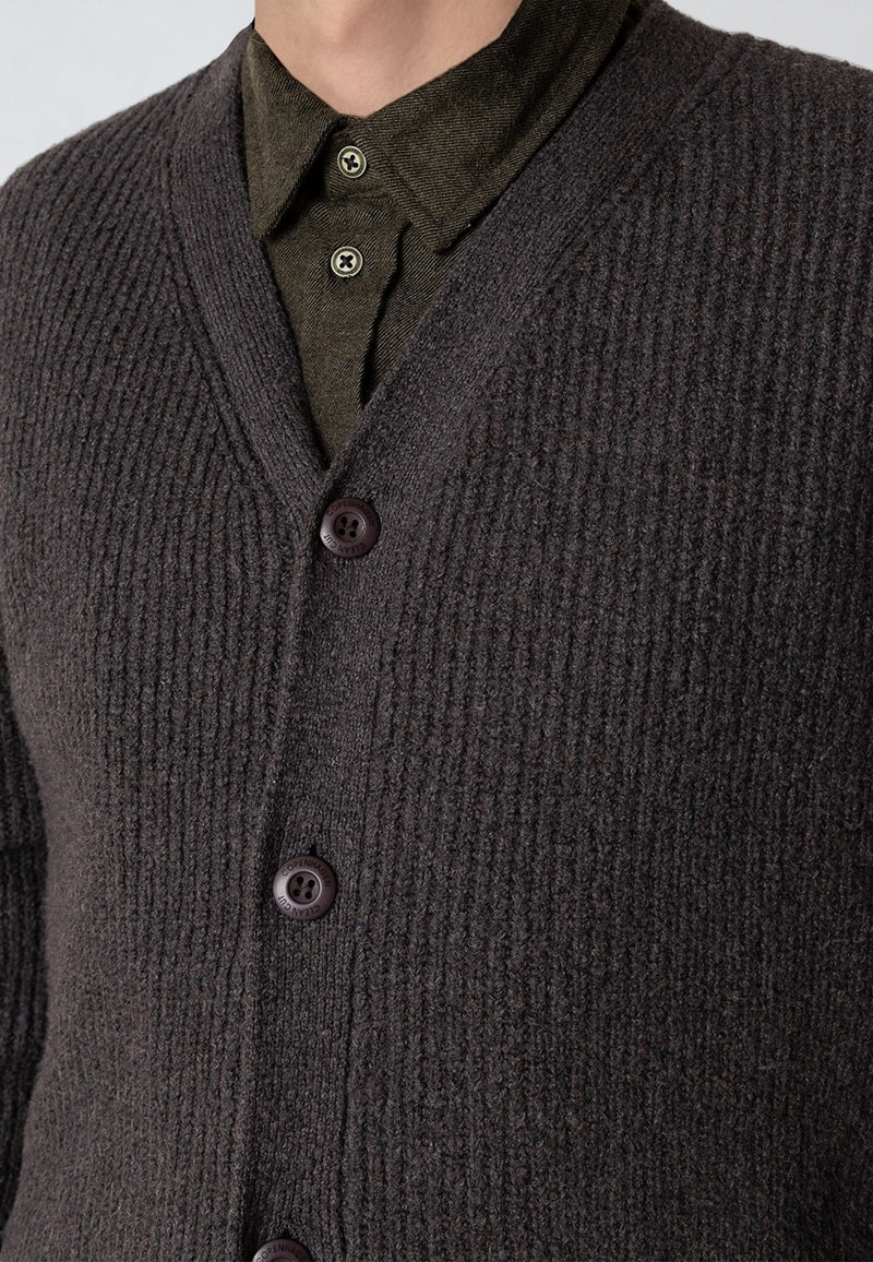 Clean Cut Copenhagen BROOKS CARDIGAN Knit Taube brown melange