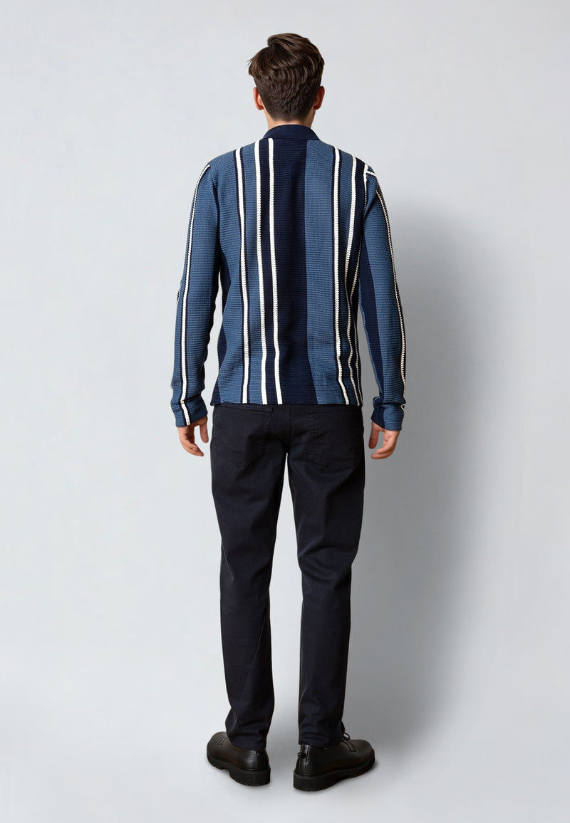 Clean Cut Copenhagen BUCKLEY KNITTED CARDIGAN Knit Navy