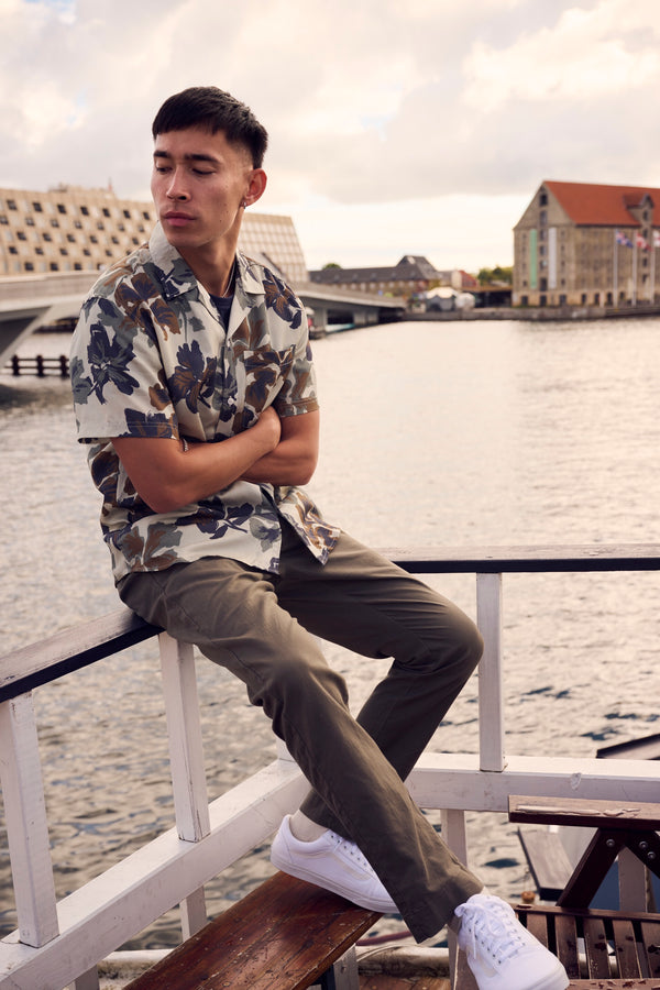 Clean Cut Copenhagen Barcelona cotton/linen pants Pants Dusty Green