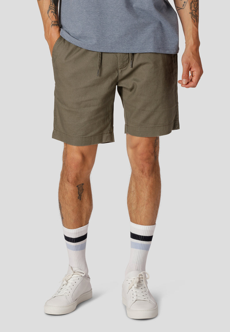 Clean Cut Copenhagen Barcelona cotton/linen shorts Shorts Dusty Green