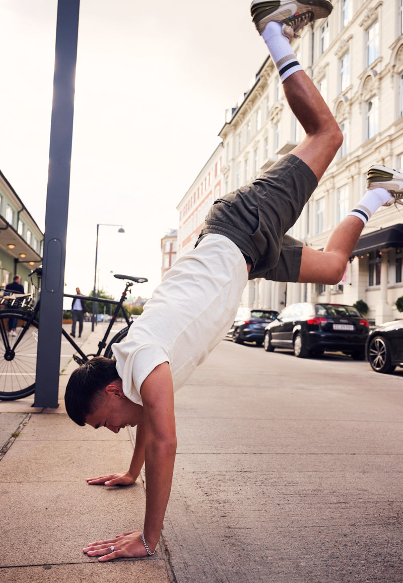 Clean Cut Copenhagen Barcelona cotton/linen shorts Shorts Dusty Green