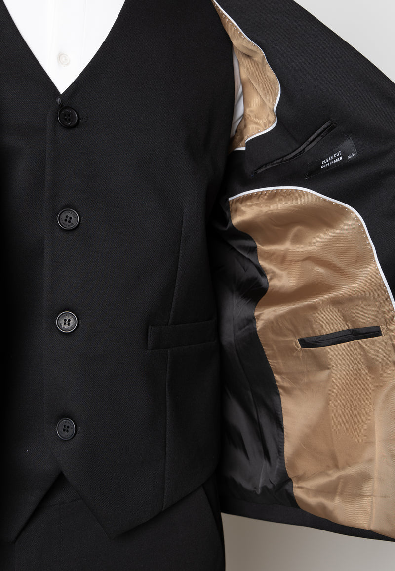 Clean Cut Copenhagen BRENDON JERSEY BLAZER Blazers Black