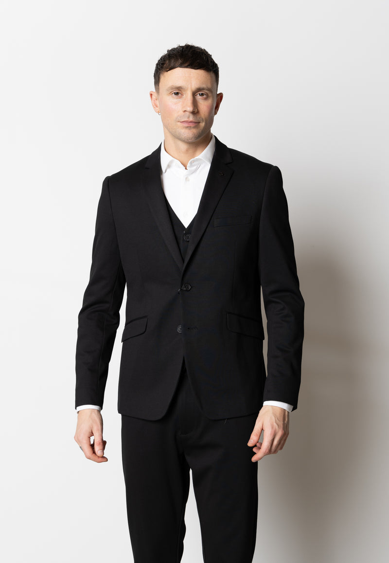 Clean Cut Copenhagen BRENDON JERSEY BLAZER Blazers Black