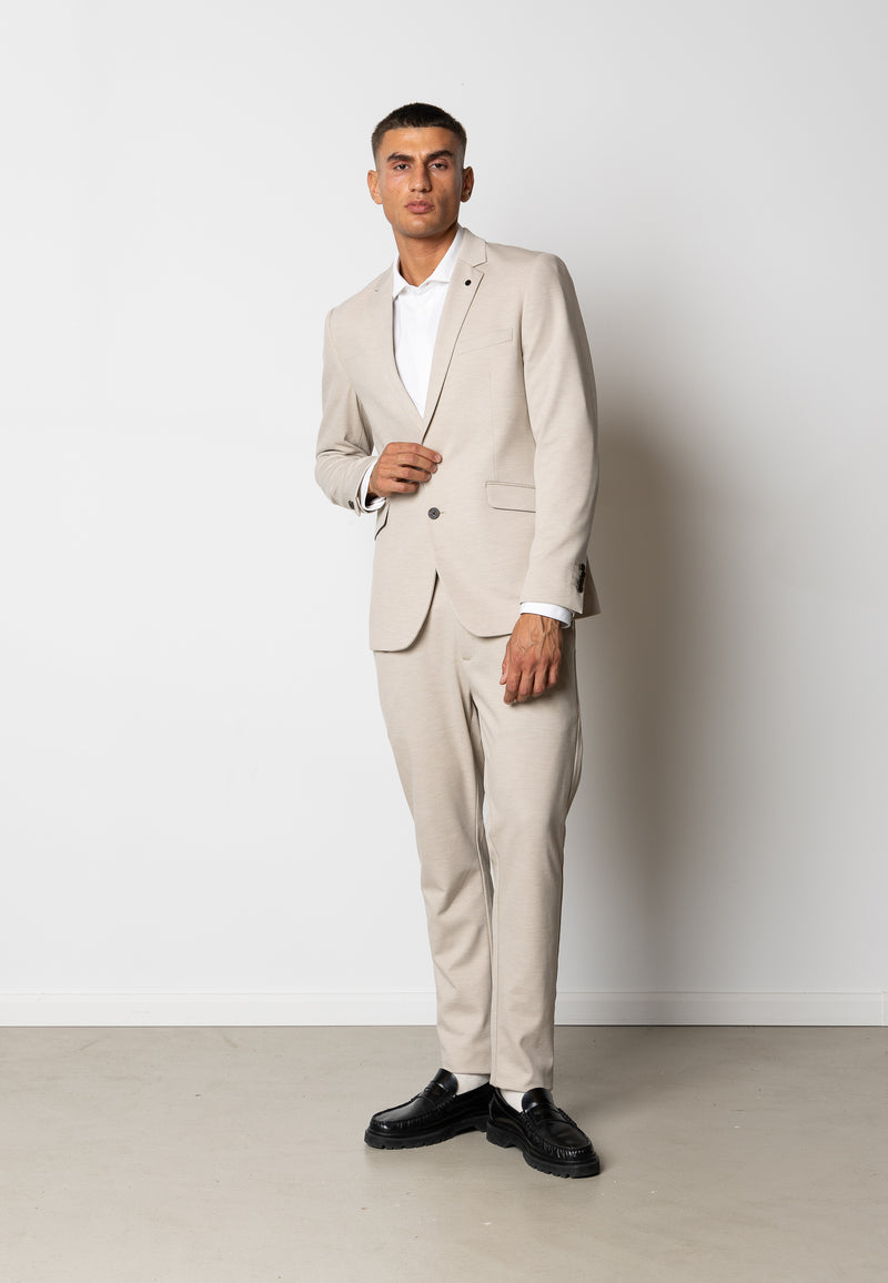 Clean Cut Copenhagen BRENDON JERSEY BLAZER Blazers Ecru