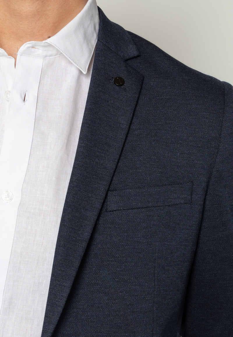 Clean Cut Copenhagen BRENDON JERSEY BLAZER Blazers Navy