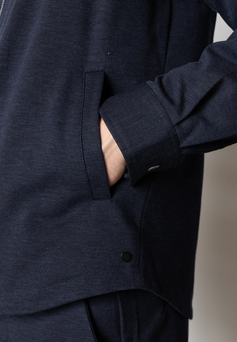 Clean Cut Copenhagen BRENDON JERSEY JACKET Jackets Navy