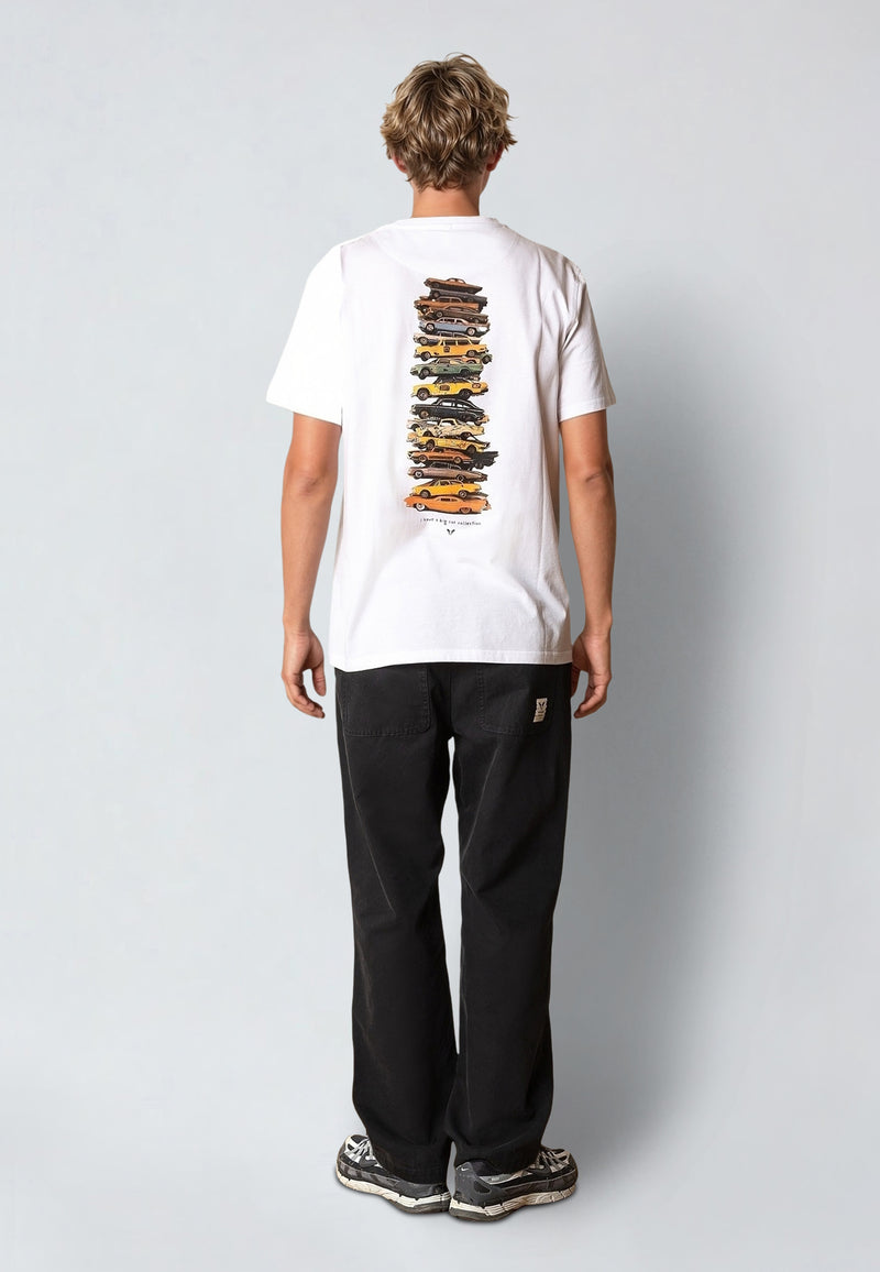 Fat Moose CAR COLLECTION T-SHIRT T-shirts S/S White