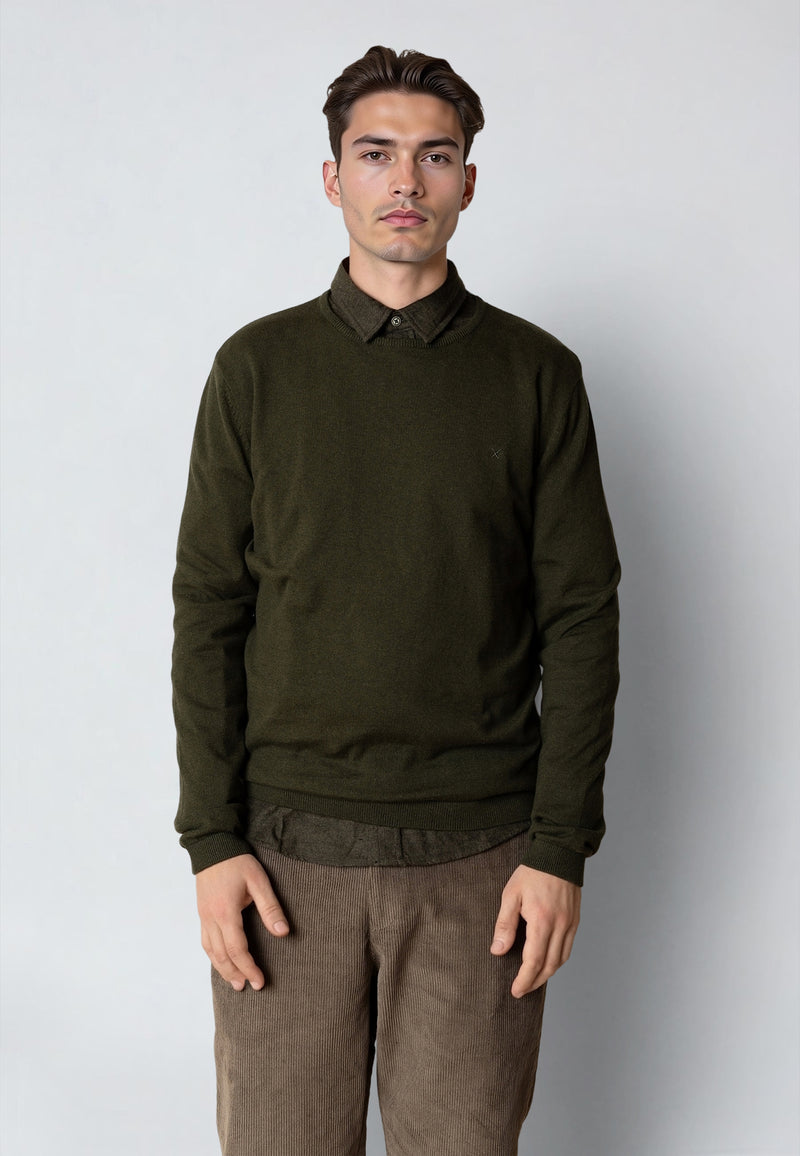 Clean Cut Copenhagen CLAUDE KNITTED JUMPER Knit Rosin melange