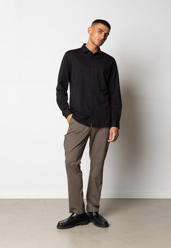 Clean Cut Copenhagen CLEAN FORMAL STRETCH SHIRT Shirts L/S Black