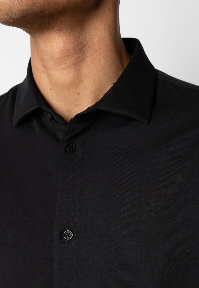 Clean Cut Copenhagen CLEAN FORMAL STRETCH SHIRT Shirts L/S Black