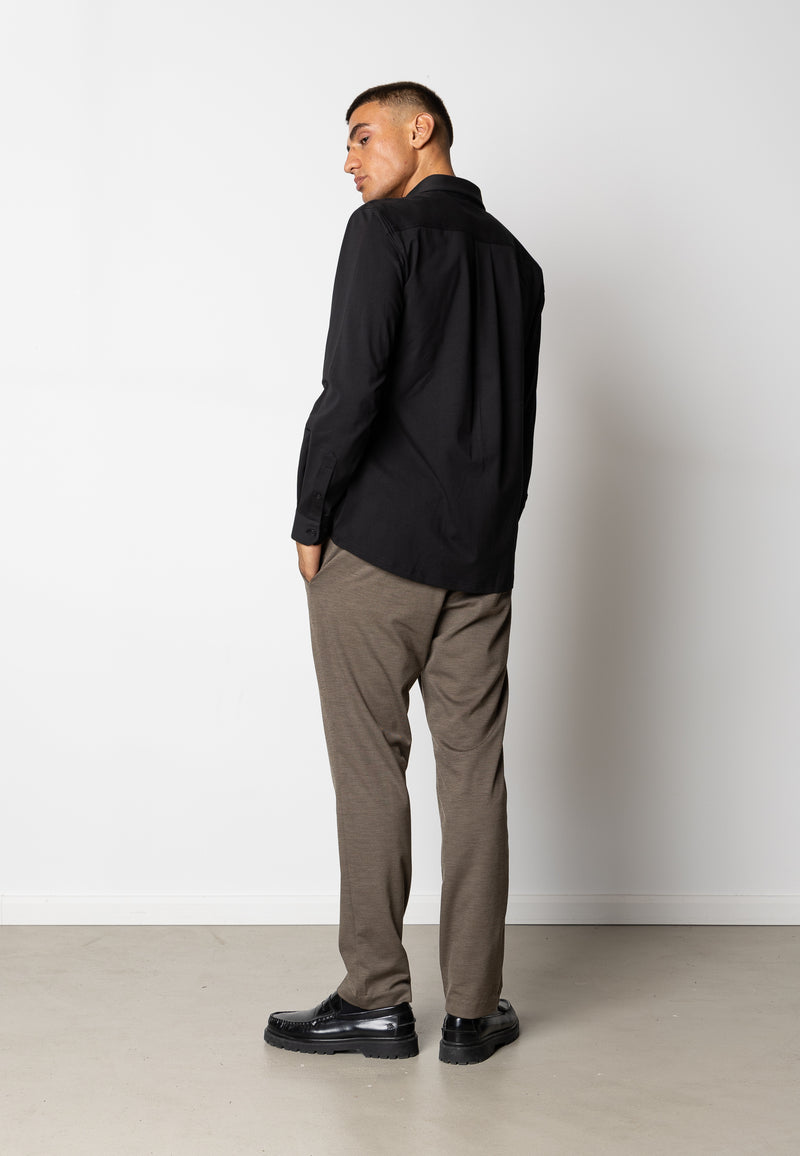 Clean Cut Copenhagen CLEAN FORMAL STRETCH SHIRT Shirts L/S Black