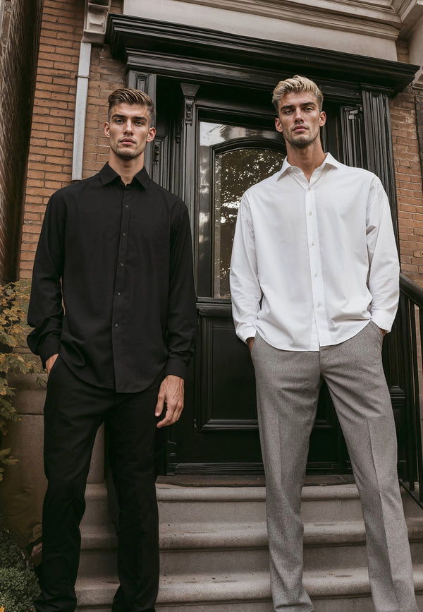 Clean Cut Copenhagen CLEAN FORMAL STRETCH SHIRT Shirts L/S Black