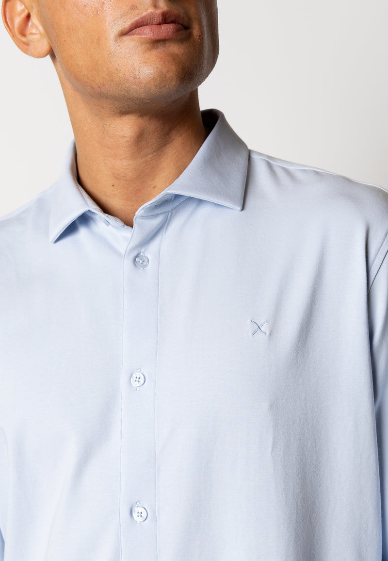 Clean Cut Copenhagen CLEAN FORMAL STRETCH SHIRT Shirts L/S Light Blue