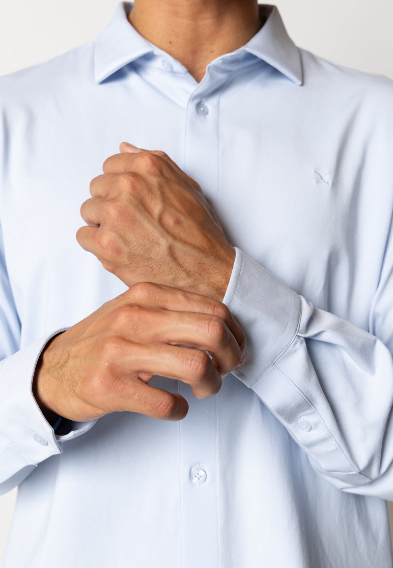 Clean Cut Copenhagen CLEAN FORMAL STRETCH SHIRT Shirts L/S Light Blue