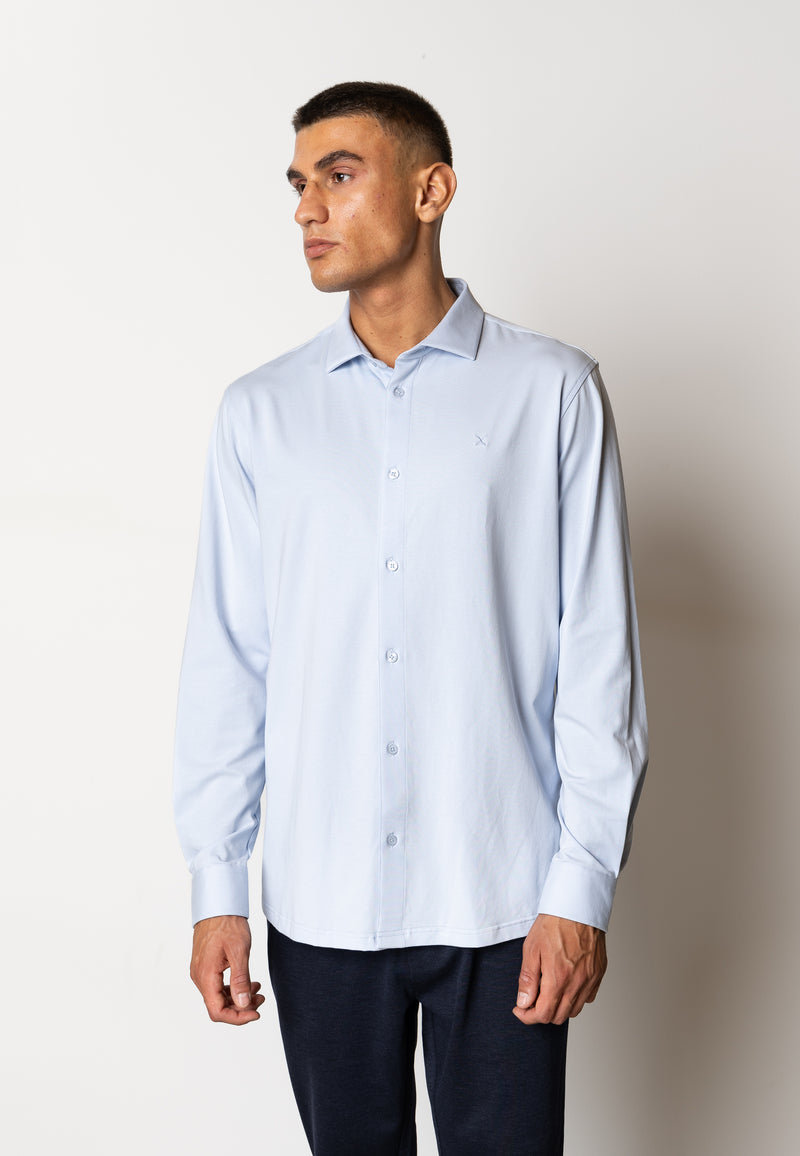 Clean Cut Copenhagen CLEAN FORMAL STRETCH SHIRT Shirts L/S Light Blue