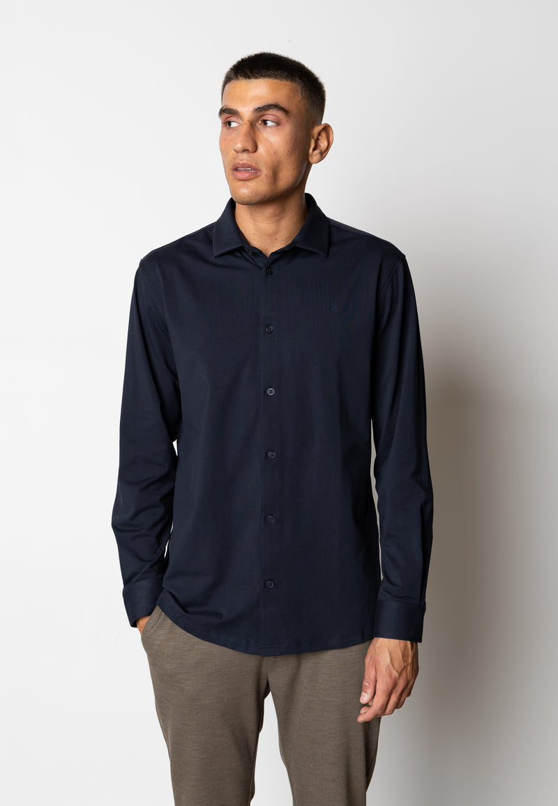Clean Cut Copenhagen CLEAN FORMAL STRETCH SHIRT Shirts L/S Navy
