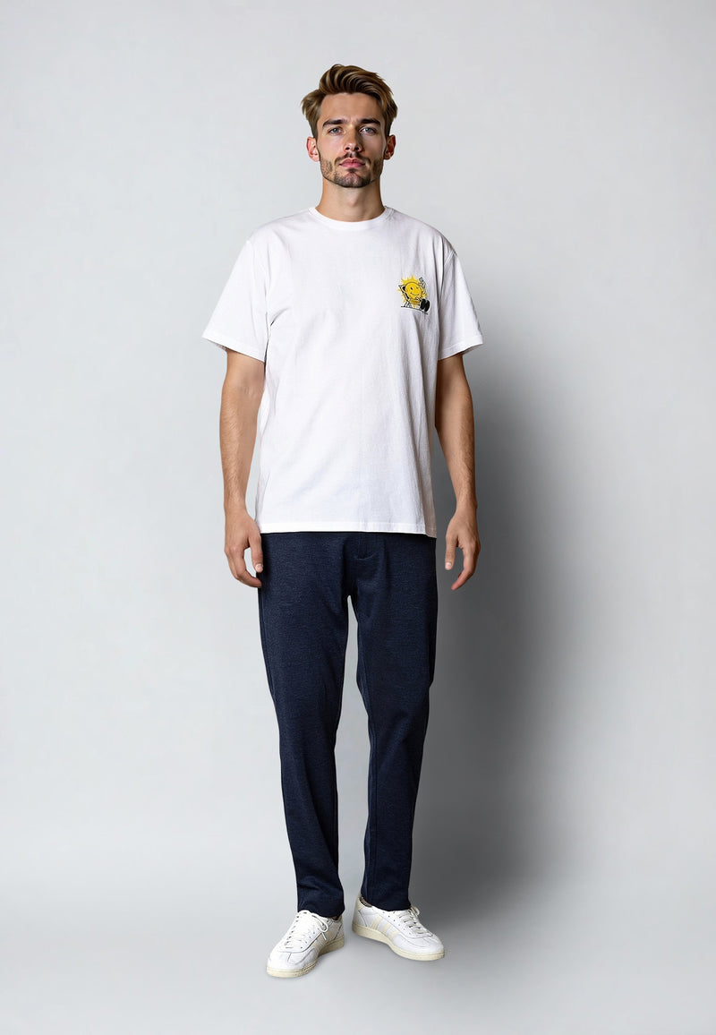 Clean Cut Copenhagen Chillin' cotton t-shirt T-shirts S/S White