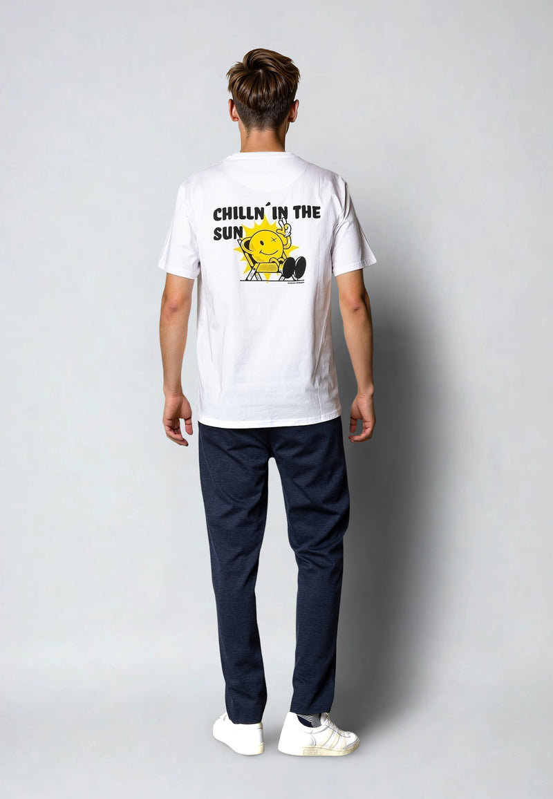 Clean Cut Copenhagen Chillin' cotton t-shirt T-shirts S/S White